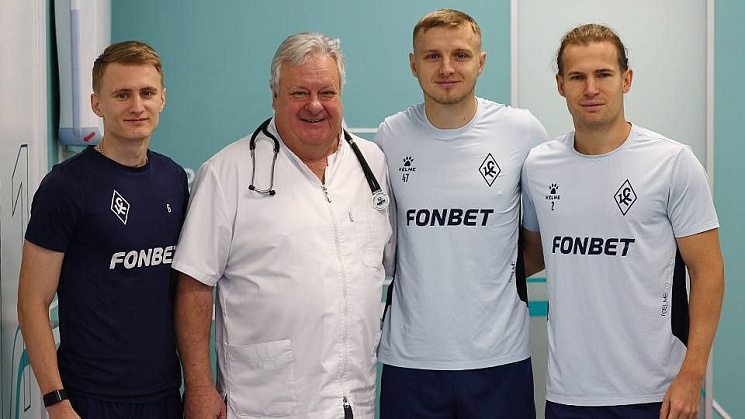 Футболисты ПФК «Крылья Советов» прошли медобследование в «Медскан | Насмед»